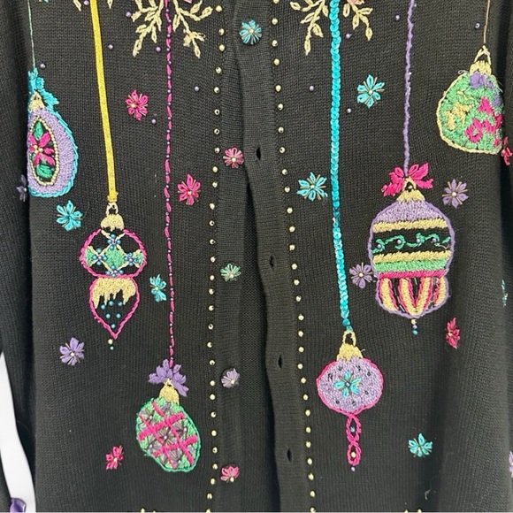 Vintage Arriviste Christmas Design Sweater-Size Large - Picture 6 of 10